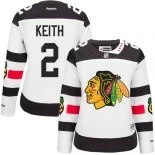 Chicago Blackhawks #2 Women's Duncan Keith Authentic 2016 Stadium Series White Jersey Sale Size 48/M|50/L|52/XL|54/XXL|56/XXXL