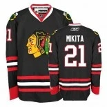 Stan Mikita Authentic Black Jersey Size S|M|L|XL|XXL|XXXL|XXXXL