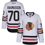 Dennis Rasmussen White Chicago Blackhawks #70 2017 Winter Classic Premier Jersey