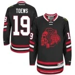 Chicago Blackhawks Jonathan Toews Premier Black Jersey #19 Red Skull 2014 Stadium Series Size 48/M|50/L|52/XL|54/XXL|56/XXXL