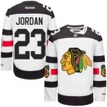 Chicago Blackhawks #23 Michael Jordan Premier 2016 Stadium Series White Jersey Sale Size 48/M|50/L|52/XL|54/XXL|56/XXXL