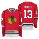 EDGE Chicago Blackhawks #13 Dan Carcillo Red Premier Jersey