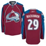 Colorado Avalanche #29 Nathan MacKinnon Authentic Home Burgundy Red Jersey - Blackhawks Player Jersey