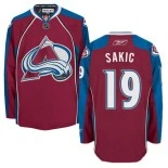 Colorado Avalanche #19 Joe Sakic Premier Home Burgundy Red Jersey - Blackhawks Player Jersey