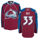 Colorado Avalanche #33 Patrick Roy Premier Home Burgundy Red Jersey - Blackhawks Player Jersey