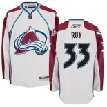 Colorado Avalanche #33 Patrick Roy Authentic Away White Jersey - Blackhawks Player Jersey