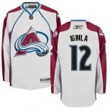Colorado Avalanche #12 Jarome Iginla Premier Away White Jersey - Blackhawks Player Jersey