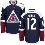 Colorado Avalanche #12 Jarome Iginla Premier Third Blue Jersey - Blackhawks Player Jersey