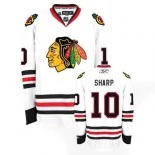 Chicago Blackhawks #10 Patrick Sharp Authentic White Jersey