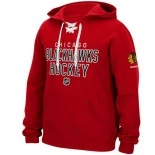 Chicago Blackhawks Stitch Em Up Lace Red Hoodie