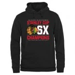 Chicago Blackhawks Rinkside Victor Pullover Black Hoodie