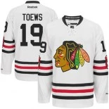 Men's Chicago Blackhawks #19 Jonathan Toews White Premier 2015 Winter Classic Jersey Size 48/M|50/L|52/XL|54/XXL|56/XXXL