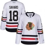 Women's Denis Savard White Chicago Blackhawks #18 2017 Winter Classic Premier Jersey