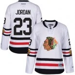 Women's Michael Jordan White Chicago Blackhawks #23 2017 Winter Classic Authentic Jersey