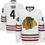 Men's Chicago Blackhawks #4 Bobby Orr White Premier 2015 Winter Classic Jersey Size 48/M|50/L|52/XL|54/XXL|56/XXXL