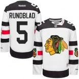 Chicago Blackhawks #5 David Rundblad Premier 2016 Stadium Series White Jersey Sale Size 48/M|50/L|52/XL|54/XXL|56/XXXL