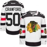 Chicago Blackhawks #50 Corey Crawford Authentic 2016 Stadium Series White Jersey Sale Size 48/M|50/L|52/XL|54/XXL|56/XXXL