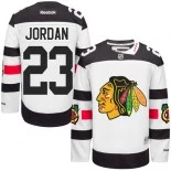 Chicago Blackhawks #23 Michael Jordan Premier 2016 Stadium Series White Jersey Sale Size 48/M|50/L|52/XL|54/XXL|56/XXXL