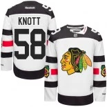 Chicago Blackhawks #58 Graham Knott Premier 2016 Stadium Series White Jersey Sale Size 48/M|50/L|52/XL|54/XXL|56/XXXL