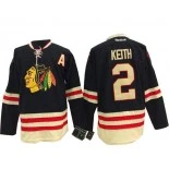 Men's Chicago Blackhawks #2 Duncan Keith Black Premier 2015 Winter Classic Jersey Size 48/M|50/L|52/XL|54/XXL|56/XXXL