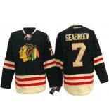 Men's Chicago Blackhawks #7 Brent Seabrook Black Authentic 2015 Winter Classic Jersey Size 48/M|50/L|52/XL|54/XXL|56/XXXL