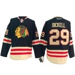 Men's Chicago Blackhawks #29 Bryan Bickell Black Authentic 2015 Winter Classic Jersey Size 48/M|50/L|52/XL|54/XXL|56/XXXL