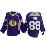 Men's Chicago Blackhawks #88 Patrick Kane Purple Premier Hockey Fights Cancer Jersey Size 48/M|50/L|52/XL|54/XXL|56/XXXL