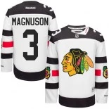 Chicago Blackhawks #3 Keith Magnuson Premier 2016 Stadium Series White Jersey Sale Size 48/M|50/L|52/XL|54/XXL|56/XXXL