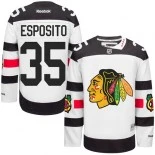 Chicago Blackhawks #35 Tony Esposito Premier 2016 Stadium Series White Jersey Sale Size 48/M|50/L|52/XL|54/XXL|56/XXXL