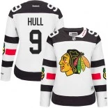 Chicago Blackhawks #9 Women's Bobby Hull Authentic 2016 Stadium Series White Jersey Sale Size 48/M|50/L|52/XL|54/XXL|56/XXXL