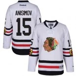 Kid's Artem Anisimov White Chicago Blackhawks #15 2017 Winter Classic Authentic Jersey