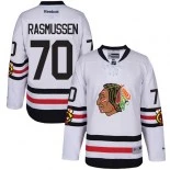 Dennis Rasmussen White Chicago Blackhawks #70 2017 Winter Classic Premier Jersey