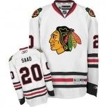 Brandon Saad Premier White Jersey Size 48/M|50/L|52/XL|54/XXL|56/XXXL