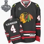 Niklas Hjalmarsson Black Premier With 2013 Stanley Cup Finals Patch Jersey Size S|M|L|XL|XXL|XXXL|XXXXL