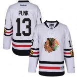 Kid's CM Punk White Chicago Blackhawks #13 2017 Winter Classic Authentic Jersey