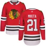 Kid's Stan Mikita Chicago Blackhawks #21 Red Home Adidas Premier Jersey