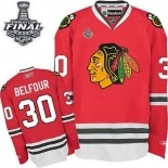 Kids Chicago Blackhawks #30 ED Belfour Authentic Red Home With 2015 Stanley Cup Finals Patch Jersey For Sale Sizes kids S-M-L-XL