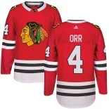 Kid's Bobby Orr Chicago Blackhawks #4 Red Home Adidas Premier Jersey