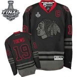 Chicago Blackhawks #19 Jonathan Toews Authentic Black Ice With 2015 Stanley Cup Finals Patch Jersey Sale Size 48/M|50/L|52/XL|54/XXL|56/XXXL