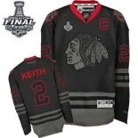 Chicago Blackhawks #2 Duncan Keith Authentic Black Ice With 2015 Stanley Cup Finals Patch Jersey Sale Size 48/M|50/L|52/XL|54/XXL|56/XXXL