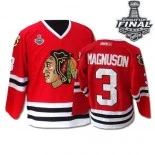 Chicago Blackhawks CCM #3 Throwback Keith Magnuson Authentic Red With 2015 Stanley Cup Finals Patch Jersey Sale Size 48/M|50/L|52/XL|54/XXL|56/XXXL