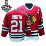 Chicago Blackhawks CCM #21 Throwback Stan Mikita Authentic Red With 2015 Stanley Cup Finals Patch Jersey Sale Size 48/M|50/L|52/XL|54/XXL|56/XXXL