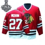 Chicago Blackhawks CCM #27 Throwback Jeremy Roenick Premier Red With 2015 Stanley Cup Finals Patch Jersey Sale Size 48/M|50/L|52/XL|54/XXL|56/XXXL