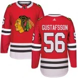 Kid's Erik Gustafsson Chicago Blackhawks #56 Red Home Adidas Authentic Jersey