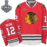 Chicago Blackhawks #12 Home Peter Regin Premier Red With 2015 Stanley Cup Finals Patch Jersey Sale Size 48/M|50/L|52/XL|54/XXL|56/XXXL