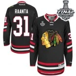 Chicago Blackhawks #31 2014 Stadium Series Antti Raanta Authentic Black With 2015 Stanley Cup Finals Patch Jersey Sale Size 48/M|50/L|52/XL|54/XXL|56/XXXL