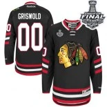 Chicago Blackhawks #00 2014 Stadium Series Clark Griswold Premier Black With 2015 Stanley Cup Finals Patch Jersey Sale Size 48/M|50/L|52/XL|54/XXL|56/XXXL