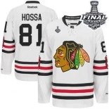 Chicago Blackhawks #81 2015 Winter Classic Womens Marian Hossa Authentic White With 2015 Stanley Cup Finals Patch Jersey Sale Size S|M|L|XL|XXL