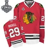 Chicago Blackhawks #29 Home Youth Bryan Bickell Premier Red With 2015 Stanley Cup Finals Patch Jersey Sale Size S/M|L/XL