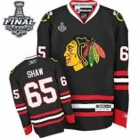 Chicago Blackhawks #65 Youth Andrew Shaw Premier Black With 2015 Stanley Cup Finals Patch Jersey Sale Size S/M|L/XL